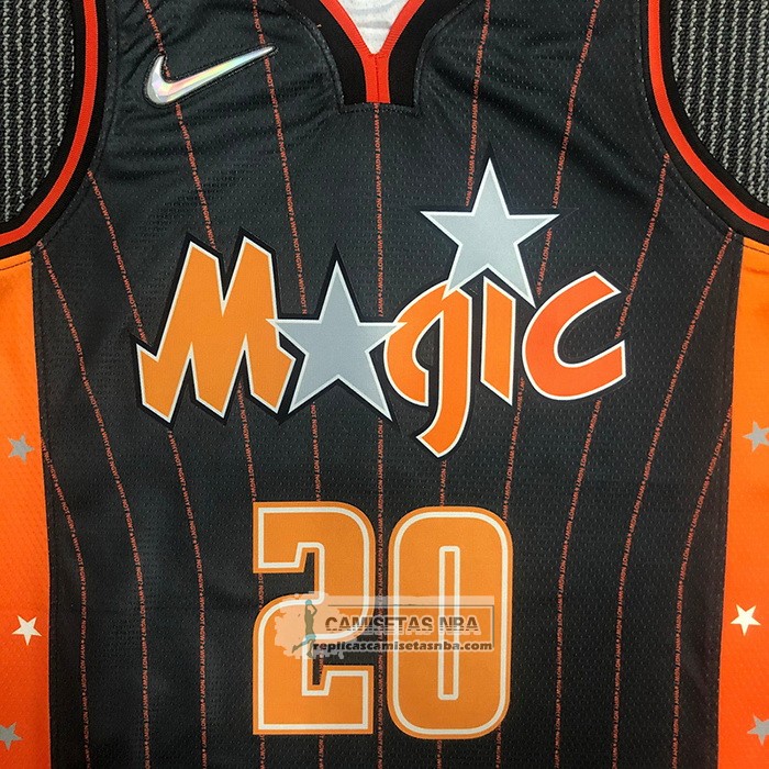 Camiseta Orlando Magic Markelle Fultz NO 20 Ciudad 2021-22 Marron